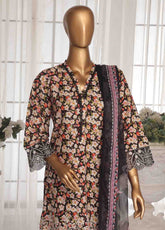 Bin Saeed Fabric - WCKE-06 C-3 Piece Chikankari Stitched Suit